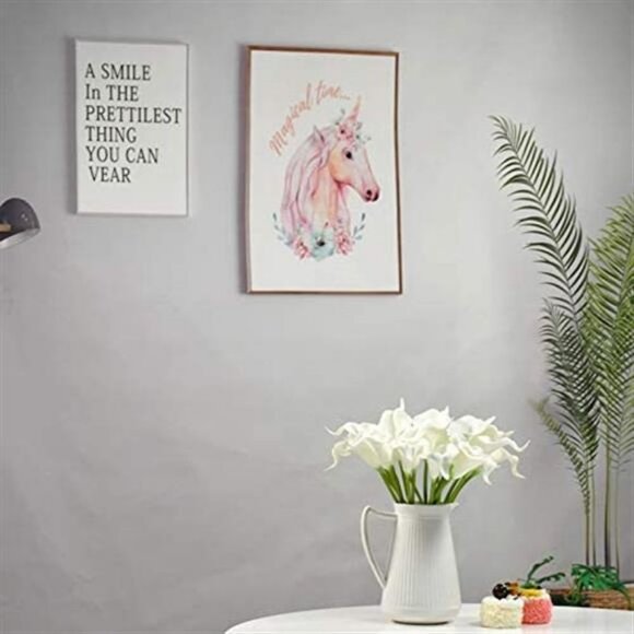 Artificial 20pcs White Calla Lily Flowers with Soft Latex Materials - Picture 2 of 7